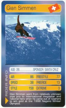 2003 Top Trumps Limited Edition Snowboarders #NNO Gian Simmen Front